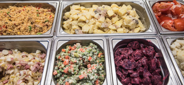 Buffet au restaurant routier Le Beauregard Brive la Gaillarde