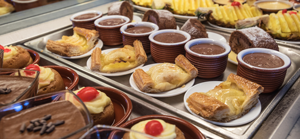 Buffet au restaurant routier Le Beauregard Brive la Gaillarde